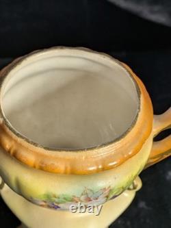 Very Rare 1920s Antique Bud Vase Czech VTG Hand-Painted Art Deco Porcelain