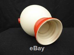 Very Rare Boch Freres Ceramic Vase Art Deco Bauhaus Charles Catteau Belgium Top