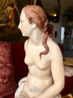 Very rare Antique Rosenthal Art Deco Nude X-large Porcelain Figurine 1920s