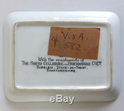 Very rare Royal Doulton Art Deco pin tray with bather (V&A exhibition)