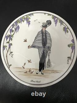 Villeroy Boch Design 1900 4 X Salad 8 Plates Art Deco Retired. NWOB