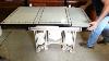 Vintage 1920 S To 1940 S Enamel Top Cottage Style Kitchen Table With Draw Leaf And Drawer