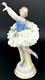 Vintage 1920's Lace Figurine Ballerina By Sitzendorf Porcelain Germany Height 15