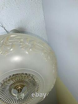 Vintage 1930-40s PORCELIER Bedroom 4 Light Hanging Fixture