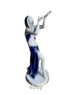Vintage 1930s Art Deco ROSENTHAL Porcelain Figurine by Gustav Oppel Prayer