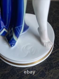 Vintage 1930s Art Deco ROSENTHAL Porcelain Figurine by Gustav Oppel Prayer