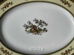 Vintage 1930s Noritake Matrix Art Deco Pheasant Bird Porcelain 16 Oval Platter