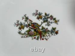 Vintage 1930s Noritake Matrix Art Deco Pheasant Bird Porcelain 16 Oval Platter