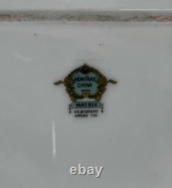 Vintage 1930s Noritake Matrix Art Deco Pheasant Bird Porcelain 16 Oval Platter