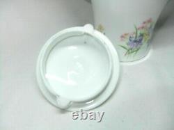 Vintage 1930s Shelley Wild Flowers Fine Bone China Coffee Pot Pattern 13668