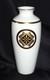 Vintage 1986 Cartier La Maison De L'art Deco Deco Porcelain Vase, 7 1/2 Tall