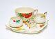 Vintage Art Deco Crown Devon Porcelain Tea For One Set