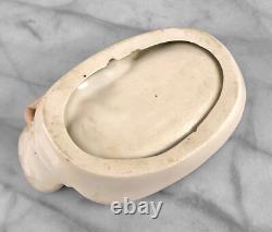 Vintage Art Deco German Porcelain Nude Women Pipe Rest Ashtray