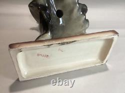 Vintage Art Deco Lady Teodoro Sebelin Italy Porcelain Figurine Sculpture Lenci