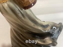 Vintage Art Deco Lady Teodoro Sebelin Italy Porcelain Figurine Sculpture Lenci