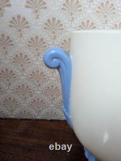 Vintage Art Deco Lenox Porcelain Planter Blue & Ivory Green Mark USA