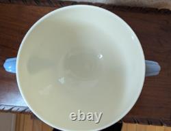 Vintage Art Deco Lenox Porcelain Planter Blue & Ivory Green Mark USA