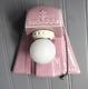 Vintage Art Deco Porcelier Lavender Porcelain Bathroom Wall Sconce