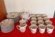 Vintage Art Deco Porcelain 41 Piece For 12 Desert Tea Set / Coffee Set W Pot