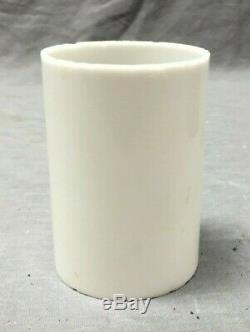 Vintage Art Deco Porcelain Bathroom Sconce Cylinder Shade Light Fixture 256-19C