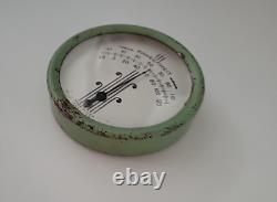 Vintage Art Deco Porcelain Fahrenheit Household Thermometer