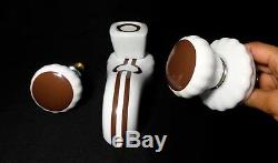 Vintage Art Deco Porcelaine De Paris France Glazed Ceramic Bath Faucet, Knob Set