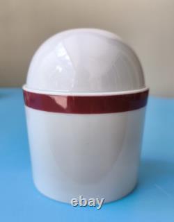 Vintage Art Deco Rosenthal Porcelain White & Red Coffee Set Studio-Line Germany