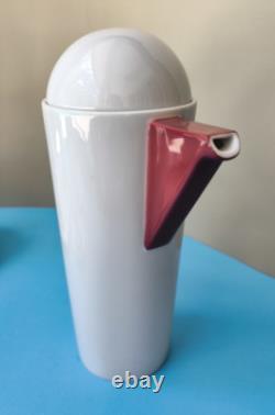 Vintage Art Deco Rosenthal Porcelain White & Red Coffee Set Studio-Line Germany