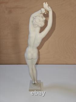 Vintage Art Deco Style Nude Porcelain Figure by Hutschenreuther