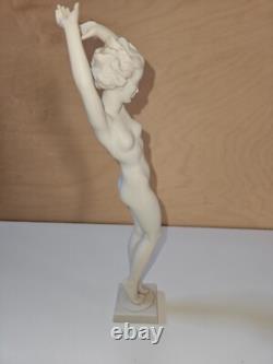 Vintage Art Deco Style Nude Porcelain Figure by Hutschenreuther