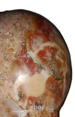 Vintage Art Deco vase in glazed faience marbled glaze In Beautiful Colors