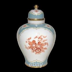 Vintage Augarten Wien Royal Vienna Art Deco Hand Painted Floral Lidded Vase Jar