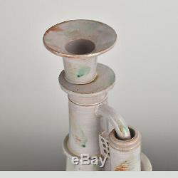 Vintage Avantgarde Art Pottery Object Sculpture Candle Holder Bauhaus Art Deco