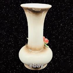 Vintage Campodimonte Rose Large Vase Made In Italy 12T 4.5W