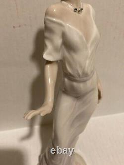 Vintage Casades Flapper Lady Figurine Art Deco Porcelain