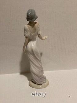 Vintage Casades Flapper Lady Figurine Art Deco Porcelain