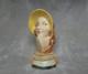 Vintage Czechoslovakia 6 In Porcelain Figurine Art Deco Yellow Hat Woman