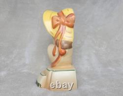 Vintage Czechoslovakia 6 in Porcelain Figurine Art Deco Yellow Hat Woman