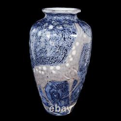Vintage Decorated Rookwood Porcelain Pottery Deer Vase Elizabeth Barrett 1943
