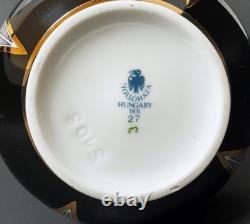 Vintage Endre Szasz Hollohaza Hungary Porcelain Vase Art Deco