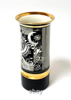Vintage Endre Szasz Hollohaza Hungary Porcelain Vase Surrealist Art Deco