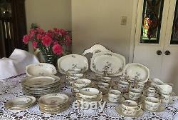 Vintage-Epiag-PASTELLE -Czechoslovakia -Dinnerware Set For 8 68 Pieces