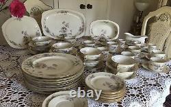 Vintage-Epiag-PASTELLE -Czechoslovakia -Dinnerware Set For 8 68 Pieces