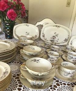 Vintage-Epiag-PASTELLE -Czechoslovakia -Dinnerware Set For 8 68 Pieces