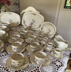 Vintage-Epiag-PASTELLE -Czechoslovakia -Dinnerware Set For 8 68 Pieces