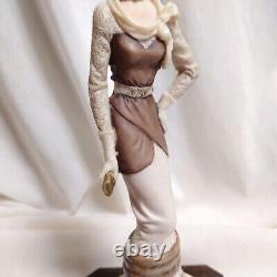 Vintage GIUSEPPE ARMANI Porcelain Figurine'Art Deco Style modern lady' H 26cm