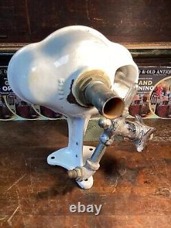 Vintage Halsey W. Taylor Co Wall Mount Porcelain Water Fountain Art Deco Shop Vw