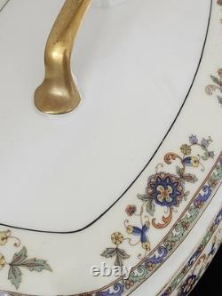 Vintage Hertel-Jacob Renau Art Deco Porcelain Gravy bowl/ Serving Bowl Set