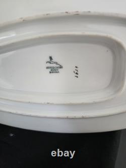 Vintage Hertel-Jacob Renau Art Deco Porcelain Gravy bowl/ Serving Bowl Set