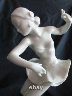 Vintage Hutschenreuther Porcelain DANCER Ballerina Figure C. Werner Perfect cond